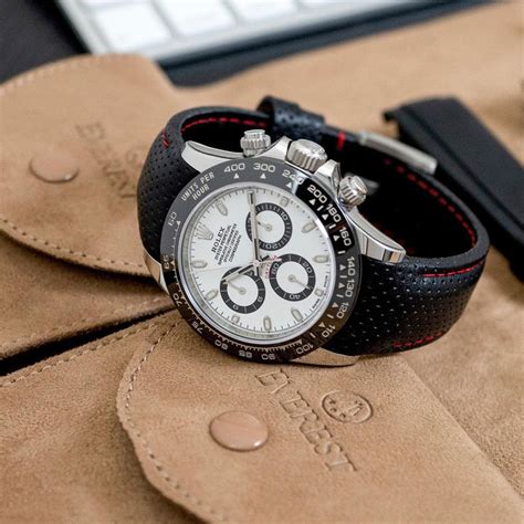 rolex daytona gummi armband|best rubber straps for rolex.